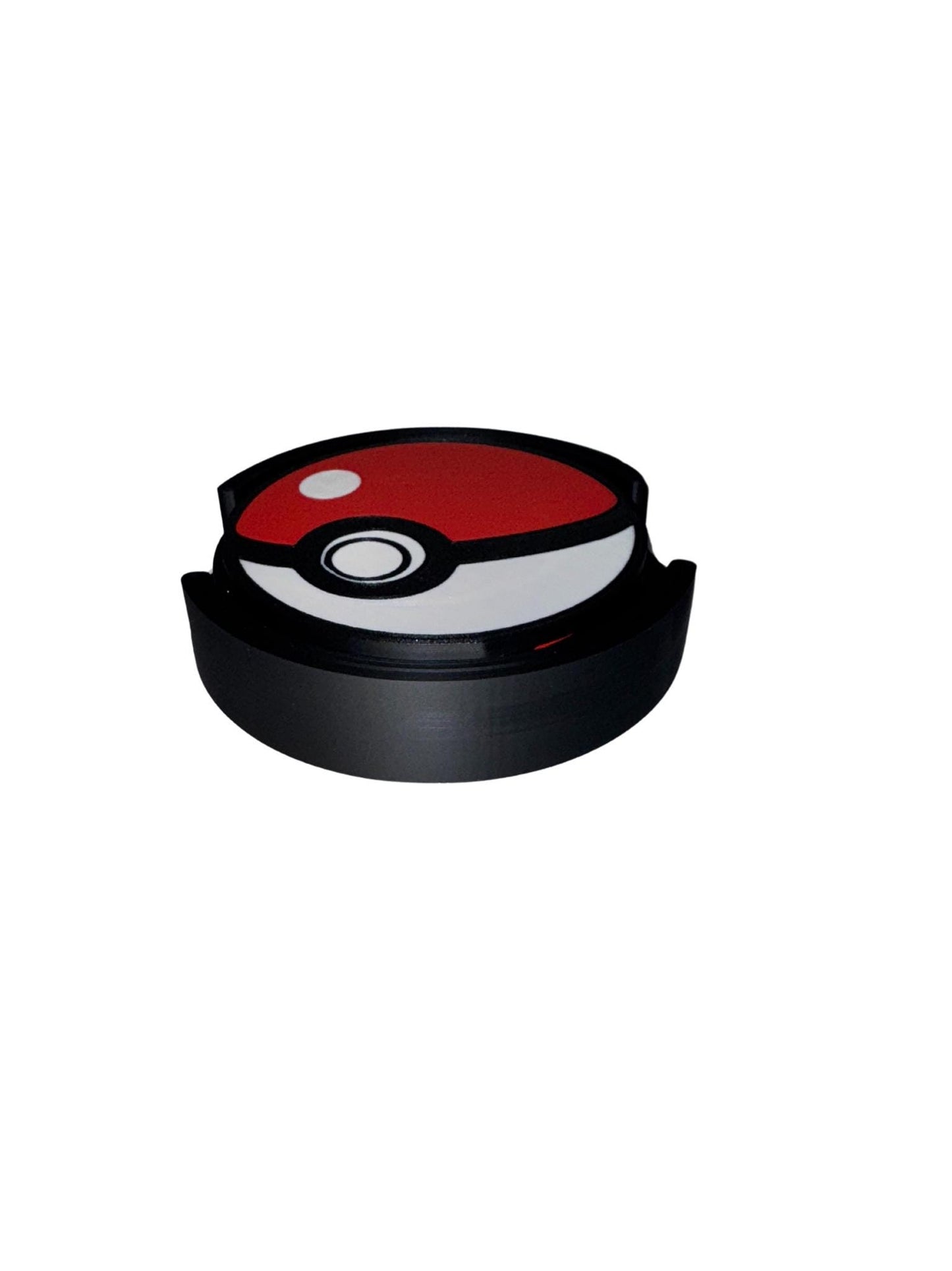Pokéball Coaster Set with Customizable Holder – Pokémon-Inspired Drink Coasters