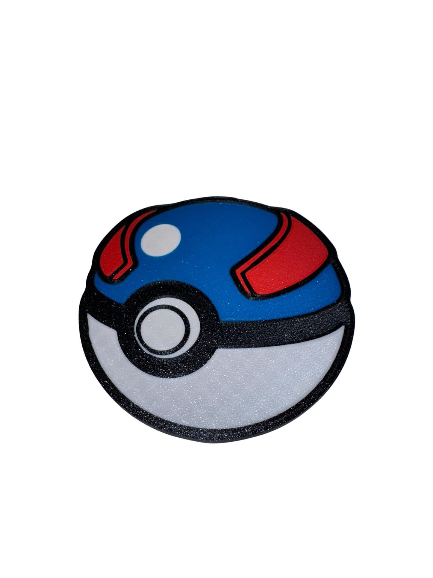Pokéball Coaster Set with Customizable Holder – Pokémon-Inspired Drink Coasters