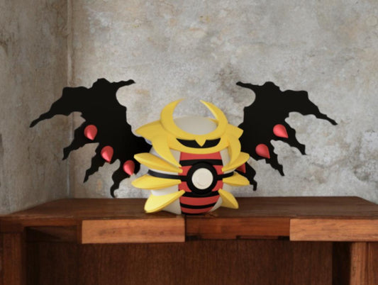 Giratina Inspired Pokeball, A great collectible for the spooky trainer!
