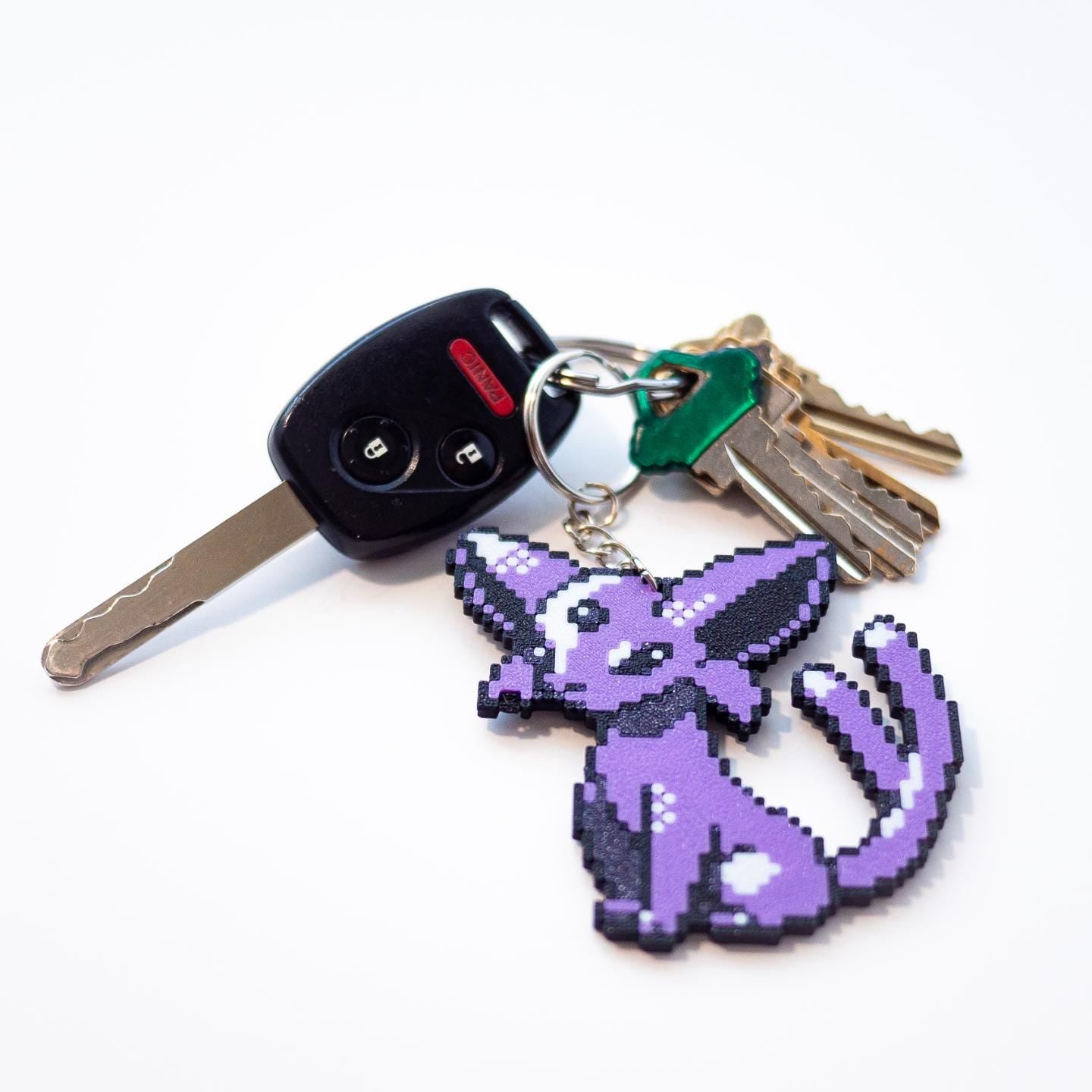 Eevee Evolution Keychain – All Eeveelutions Pokémon Keyring, Cute Pokémon Charm, Gift for Pokémon Fans, Collectible Accessory