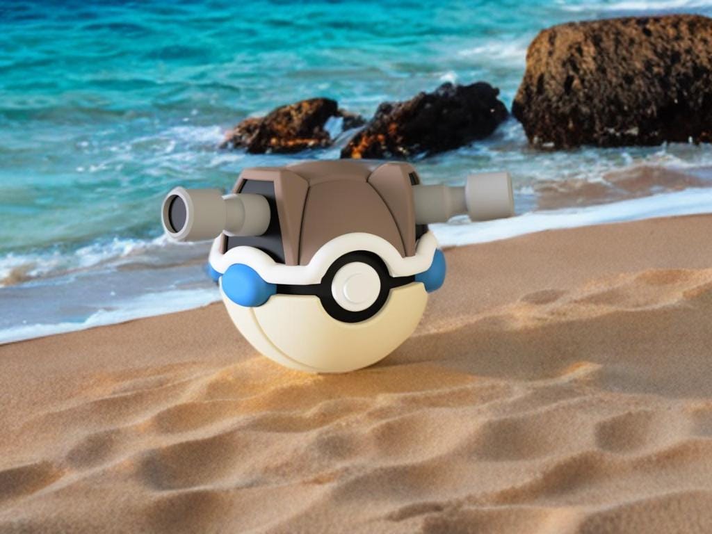 Blastoise Inspired Pokéball, An Original 151 Creation