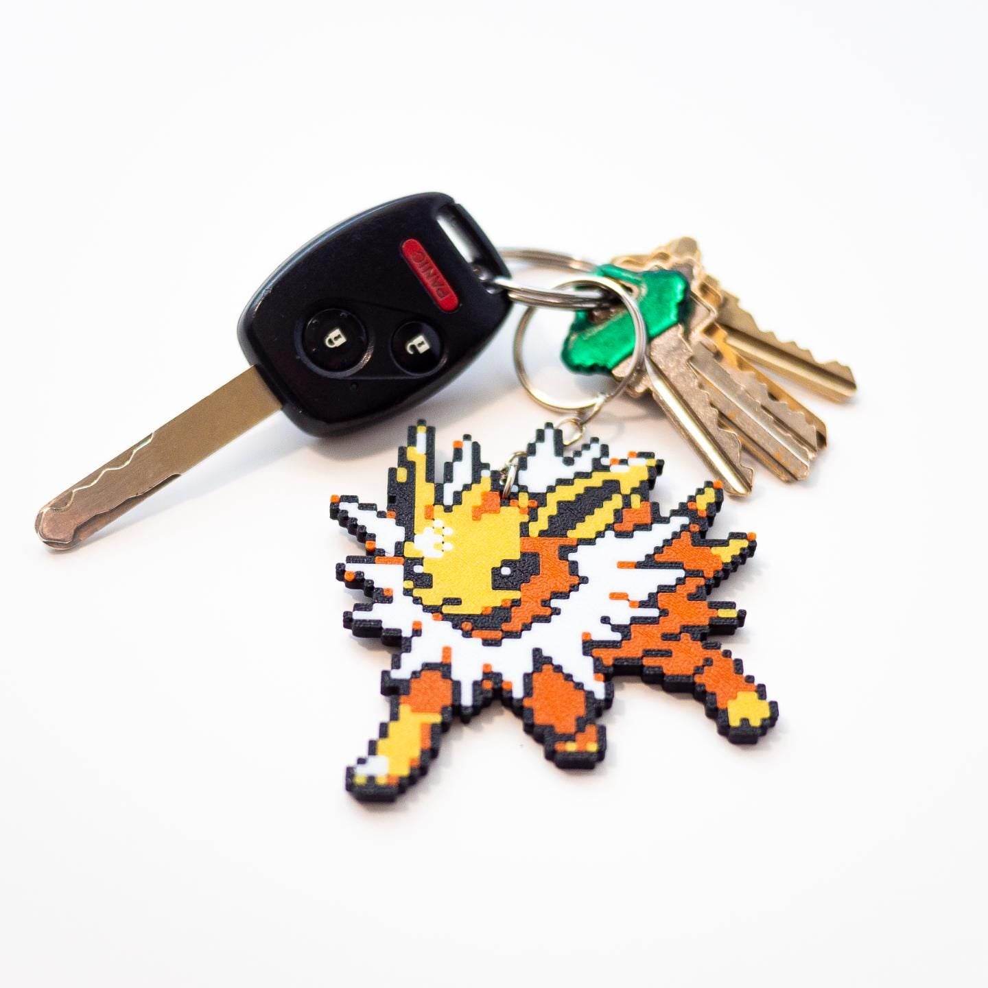 Eevee Evolution Keychain – All Eeveelutions Pokémon Keyring, Cute Pokémon Charm, Gift for Pokémon Fans, Collectible Accessory