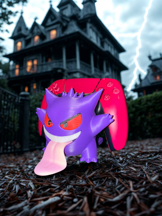 Gengar Themed Controller Holder - Haunt Your Setup in Style!