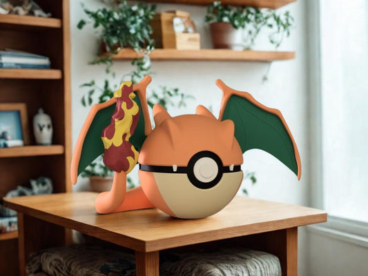 Charizard Themed Pokéball, a great addition to your original 151 Pokémon collection!