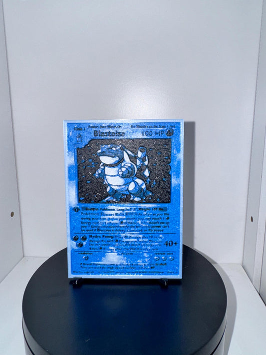 First Edition Blastoise Replica Pokémon Card | Add Some Nostalgia to Your Collection!