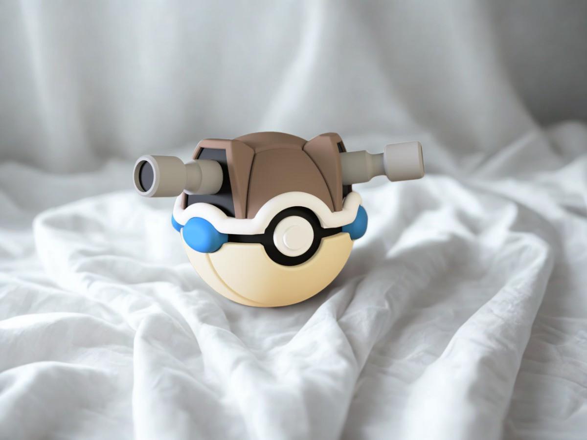 Blastoise Inspired Pokéball, An Original 151 Creation