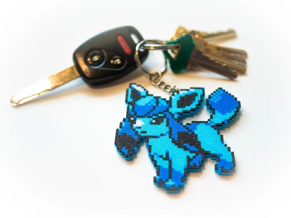 Eevee Evolution Keychain – All Eeveelutions Pokémon Keyring, Cute Pokémon Charm, Gift for Pokémon Fans, Collectible Accessory