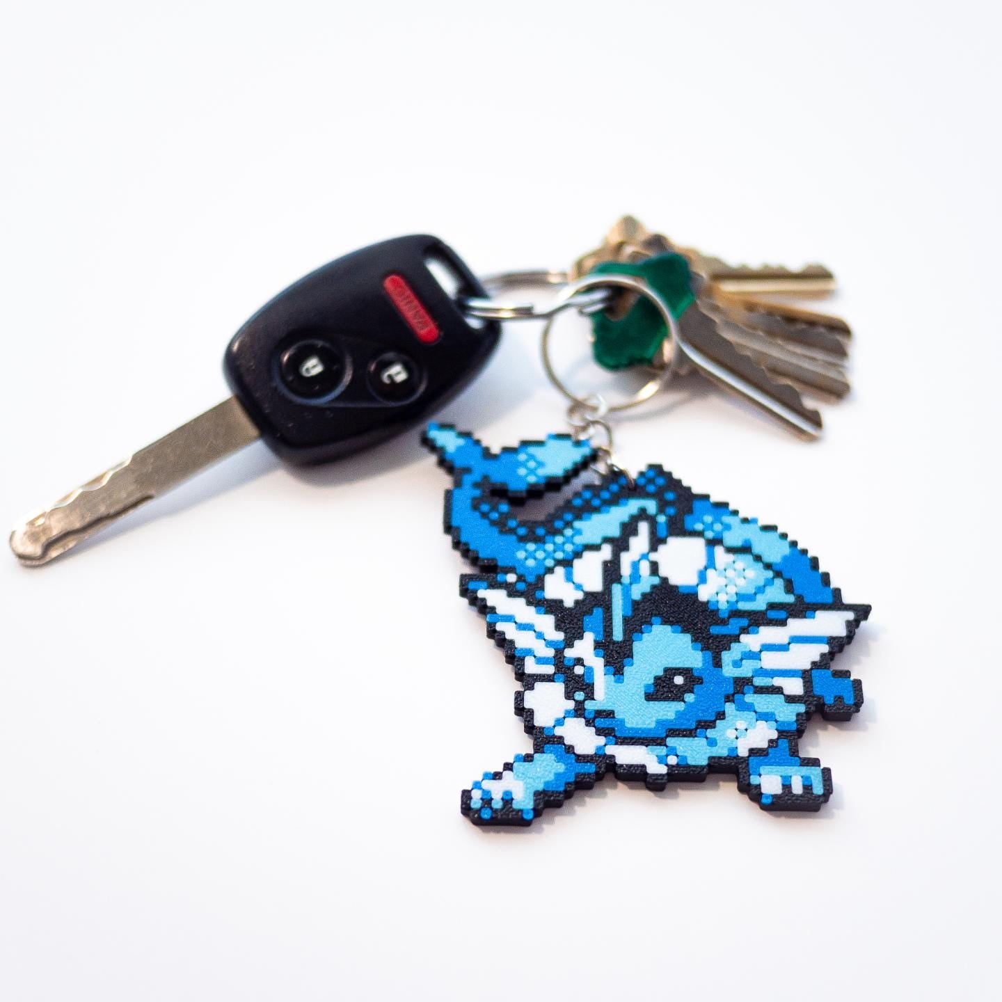 Eevee Evolution Keychain – All Eeveelutions Pokémon Keyring, Cute Pokémon Charm, Gift for Pokémon Fans, Collectible Accessory
